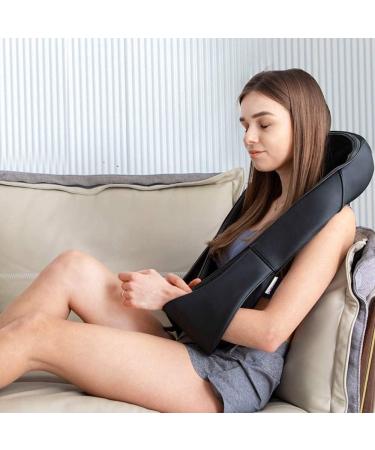 Aront Neck Massage Device with Heat - 3D Shiatsu Deep Tissue Relief for Neck Back Shoulders Legs & Feet - Buy Online on GoSupps.com