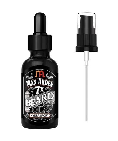 7X Beard Oil 30ml (Hydra Sport) | 7 Premium Oils for Beard Growth & Nourishment - International Shipping Available - Buy Online on GoSupps.com