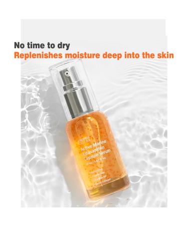 Active Marine Astaxanthin Capsule Serum 30ml - Brightening Vitamin Skincare for Melasma Care and Natural Moisturizing - Buy Online on GoSupps.com