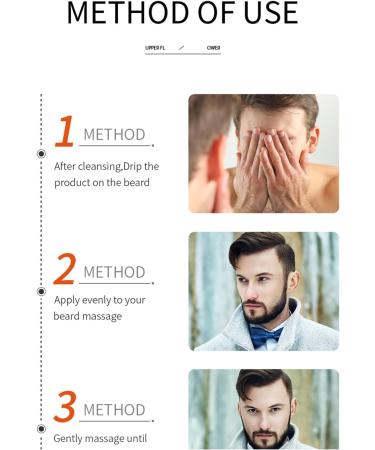 Lot de 2 s rums pour barbe - S rum volume de barbe pour homme - Huile nourrissante pour barbe pour plus de souplesse - Barbe plus dense et plus paisse - Huile de croissance de la barbe pour hommes - Buy Online on GoSupps.com