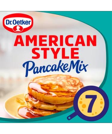 Dr. Oetker | Pancake Mix American Style 210g | Quick & Easy | Just Add Milk | Makes 7 Pancakes | Suitable for vegetarians.