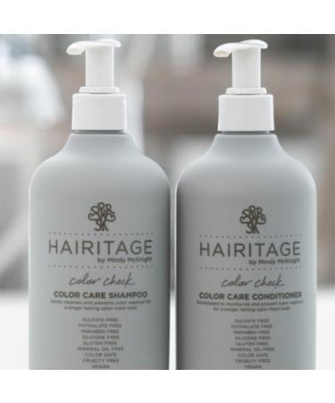 Hairitage Color Check Moisturizing Shampoo - UV Protection for Color Treated Hair - Prevent Fading & Washout - Elderberry & Passionfruit Oil - 13oz - Buy Online on GoSupps.com