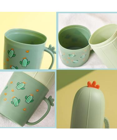 Youyuer Portable Travel Toothbrush Set - 2 Toothbrushes with Case & Holder for Home Hiking Camping & Travel - Buy Online on GoSupps.com