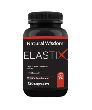 | Elastix | with Q-actin Cucumber Extract | Joint Health Supplement | Curcuminoid Extract 95% | Gluten Free | 100% Natural | 120 Capsules