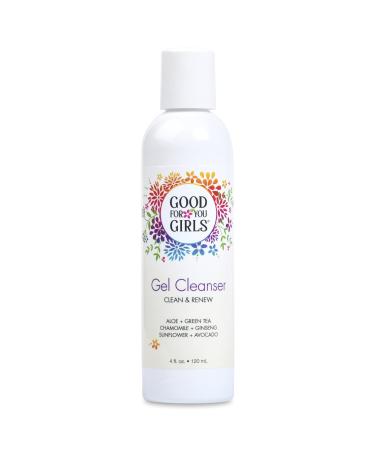 Good For You Girls Gel Facial Cleanser with aloe  chamomile  ginseng  Vitamin E  4 fl oz