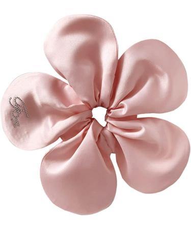 Scrunchies Hair Elastics Women Flower Scrunchie Oversized Cute Ponytail Holder Hair Scrunchy for Decoration for Thick Hair Floral Hair Ties for Girls Women - Buy Online on GoSupps.com