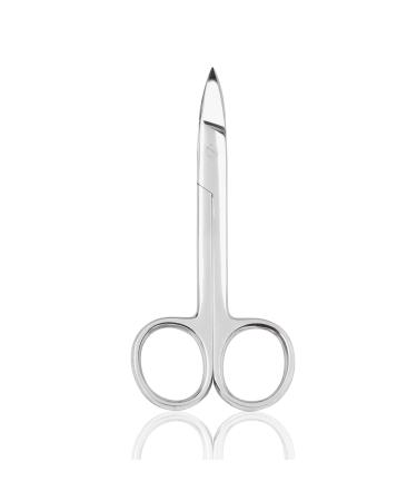 Titania footnail scissors (11cm) Extra sharp nail scissors especially for tooths footnail nail scissors scissors for foot care & pedicure stainless steel - Buy Online on GoSupps.com