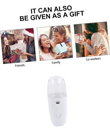 Baluue 1 Set Spray Hydrating Apparatus Mist Sprayer Face Steamer Mister Lash Facial Mister Plastic White - Buy Online on GoSupps.com