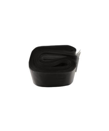 HuoHuo 100PCS Clip Cord Sleeves Box Plastic Clip Cord Sleeves black Disposable Hygiene Clip Cord Covers One Box of 100PCS Plastic black Clip Cord Sleeves Machine Bags(Black)
