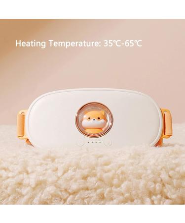 Heated Uterine Belt - High-Frequency Vibration for Pain Relief | 4-Step Heated Waist Belts for Menstruation | International Shipping - Buy Online on GoSupps.com