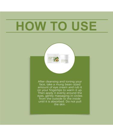 Grospe Avocado Eye Cream Enhances Elasticity Around The Eyes Hydrating Eye Cream With Avocado Oil Vitamin E And Glycerin Lifts and Firms Reduces Fine Lines And Puffiness Long-lasting Moisture - 30g - Buy Online on GoSupps.com