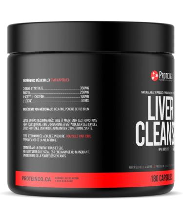 ProteinCo | Liver Cleanse | Detox Supplement | Antioxidant | NAC | 180 Capsules - Buy Online on GoSupps.com