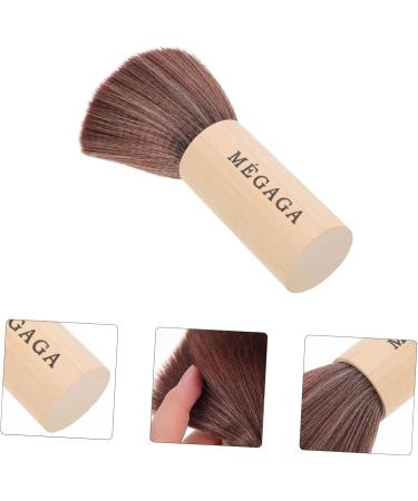 minkissy Record Cleaning Brush Face Makeup Foundation Makeup Make up Blending Highlighter Makeup Brush Face Wooden Handle Mix Miss Blush Brush - Buy Online on GoSupps.com