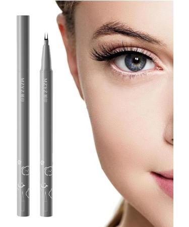 Double Tip Lower Eyelash Liner - Waterproof Smudge Proof Lower Lash Liner - Super Slim Liquid Eyeliner Natural Lower Eyelashes Two-Claw Bottom Lashes Pencil for Eye Makeup Lambo V02# gray brown - Buy Online on GoSupps.com