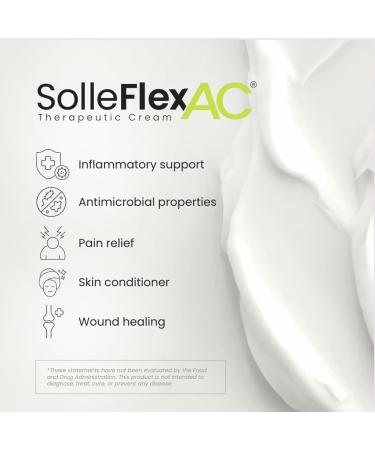 Buy SolleFlex AC Cream (3oz) - International Shipping Available | Premium All-Natural Pain Relief Cream - Buy Online on GoSupps.com