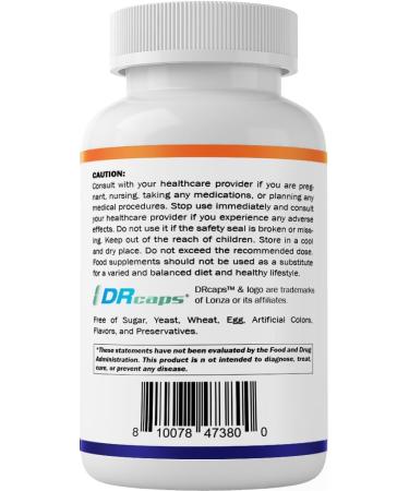 Vitamatic Lactobacillus Rhamnosus 5 Billion per DR Capsule (10 Billion Per 2 Capsules) - 60 Count - Advanced Digestive & Immune Support - Made with Prebiotic Inulin Fiber 60 Count (Pack of 1) - Buy Online on GoSupps.com
