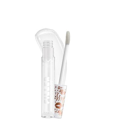 NYX PROFESSIONAL MAKEUP Filler Instinct Plumping Lip Polish, Lip Plumper Gloss - Let's Glaze (Clear) Lets Glaze
