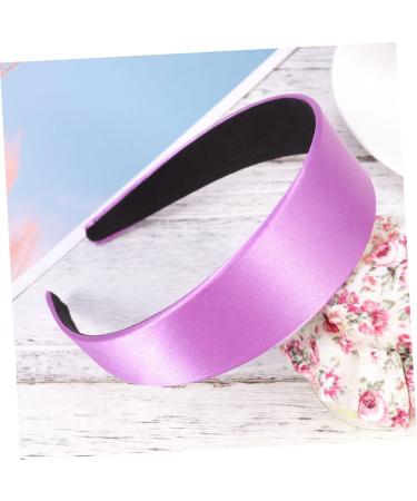 TOVINANNA Wide-brimmed Satin Headband Women's Fashion Headbands Purple Headband Costume Headband Women Headbands for Hair Wide Headband Adult Headbands for Women Headbands for Women Fashion - Buy Online on GoSupps.com