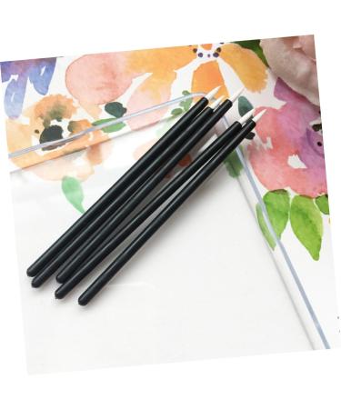 TOVINANNA 200 Pcs Disposable Eyeliner Mascara Brush Wands White Eye Liner Makeup Plastic Black 1 count (Pack of 1) Blackx2pcs - Buy Online on GoSupps.com