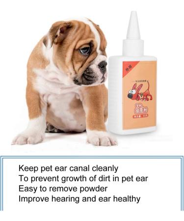 Natural Pet Pluck Powder | Safe Ear Cleaner for Dogs & Cats | Professional Household Hearing Care - Buy Online on GoSupps.com
