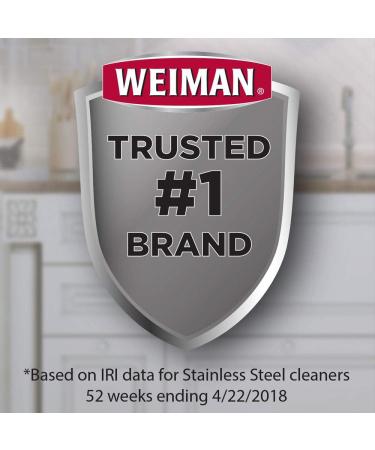 Weiman Stainless Steel Sink and Pots & Pans Cleaner and Polish - 16 Ounces (2 Pack) - Buy Online on GoSupps.com