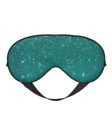 Water Splash Sleep Mask Adjustable Double -Sided Eye Mask Soft Sleeping Eye Covers for Sleeping Perfect Shading Reduce Eye Edema