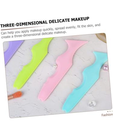 PLAFOPE Blue Eyeliner Pencil 3pcs Silicone Beauty Ruler Purple Tools Silicone Eyeliner Stencils Lipstick Wearing Cosmetic - Buy Online on GoSupps.com