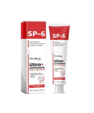 Sp-6 Ultra Whitening Sp 6 Toothpaste Ultra Whitening Toothpaste Sp - 6 Probiotic Brightening Toothpaste Deep Cleaning Care Toothpaste Fresh Breath Blue