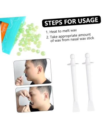 Magiclulu 2 Sets Nasal Hair Trimmer & Wax Tool Set Multi-Purpose Eyebrow & Nose Waxing Spatula for Precision Grooming - Buy Online on GoSupps.com
