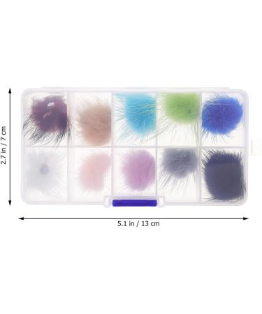FOMIYES 4 Boxes Nail Set Manicure Fluffy Nail Brush Nail Charms Nail Decoration Nail Tech Must Haves Trinket Cute Magnetic Nails Decoration Nail Rhinestones 3d Hairball Velvet Decorations - Buy Online on GoSupps.com