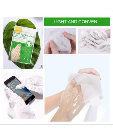 Hand Mask 3 Pcs Hands Mask Moisturizing Gloves BIO-ACTIVE HEMP OIL + RICH MULTI-VITAMIN BLEND Hand Skin Repair Renew Mask Infused Collagen + Natural Plant Extracts for Dry Aging Cracked Hands - Buy Online on GoSupps.com