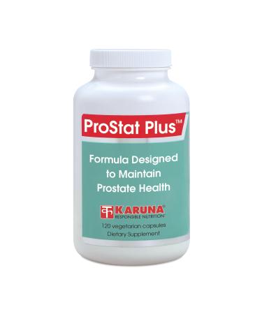 Karuna Prostate Plus 120 Vegetarian Capsules | Saw Palmetto 320mg, Stinging Nettle 120mg, Pygeum 260mg, Beta-Sitosterol 45mg | Glycine, L- Alanine, L-Glutamic Acid, Vitamin E, zinc, Copper