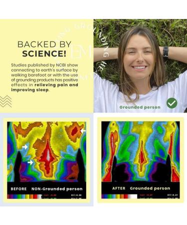 Grounding Mat for Sleeping - Universal Starter Kit for Overall Wellbeing | Earth and Moon Grounding Pad - Get Grounded While You Sleep - Buy Online on GoSupps.com