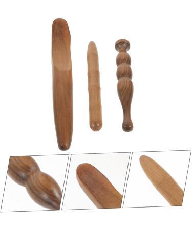 Buy SEWACC 3-Piece Hand Massage Tool Set | Wooden Acupuncture & Massage Devices | Home Wellness Tools for Relaxation - Buy Online on GoSupps.com