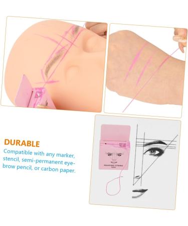 FRCOLOR 2pcs Make up Kit Cosmetic Measuring Tools Eyebrow Measurement Tool Stickers Measuring Line Major - Buy Online on GoSupps.com