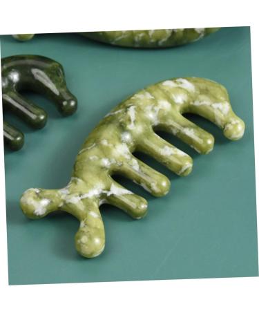 Watiifufu Jade Massage Comb - Creative Wedding Massager & Reliable Body Massage Tool for Relaxation - Buy Online on GoSupps.com