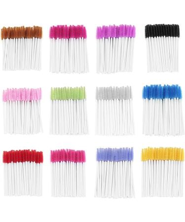 50Pcs New Crystal Rhinestone Handle Makeup Disposable Eyebrow Applicator Eyelash Brush Mascara Spiral Wands Lash Curling Comb(pink) - Buy Online on GoSupps.com