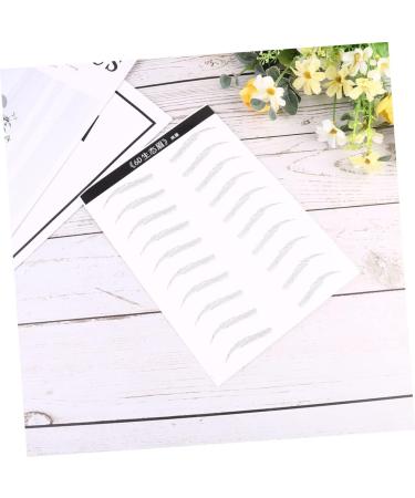 Balacoo 2 Pairs Waterproof Makeup Water-based Eye Brow Stickers Eyebrow Stickers 3d Water Proof Makeup Tools - Buy Online on GoSupps.com