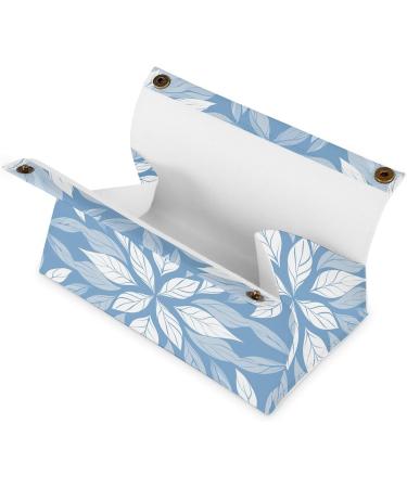 Tissue Box Cover Tissue Box Holder Overlapping White Petals Print Tissue Holder Travel Tissue Packs Facial Paper Holder Decorative Holder - Buy Online on GoSupps.com