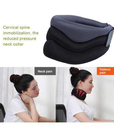 Haofy Adjustable Neck Support & Brace for Pain Relief - Gray | International Shipping - Buy Online on GoSupps.com