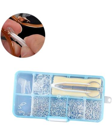 Healeeved 3-Piece Glasses Repair Set - Cushion Tweezers & Spring Hinge Tools for Sunglasses and Eyeglasses | 12x8cm - Buy Online on GoSupps.com