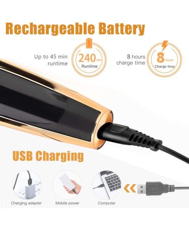 3 in 1 Waterproof Hair Clippers for Men - Multi-Functional Electric Hair & Beard Trimmer with Nose Hair Trimmer | USB Charging - Buy Online on GoSupps.com