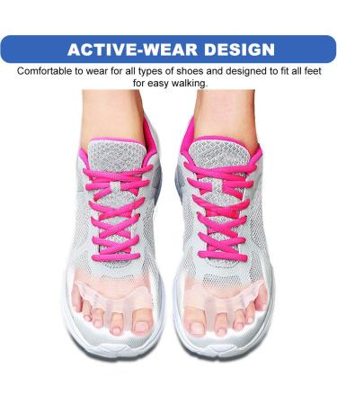 Haofy Silicone Gel Toe Spreader for Hallux Valgus & Hammer Toes Soft Separator for Claw Toes & Overlapping Toes - 1 Pair - Buy Online on GoSupps.com