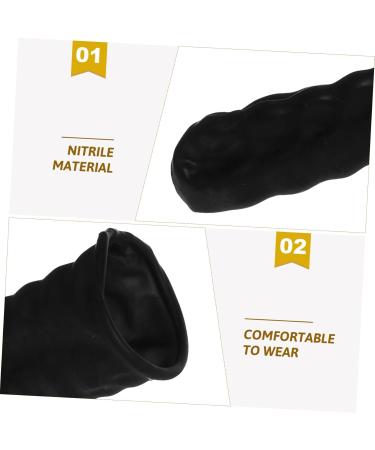 Homoyoyo 100pcs Nitrile Anti-Static Finger Cots - White Thumb Protection Tools (6.5X2.5cm) - International Shipping Available - Buy Online on GoSupps.com