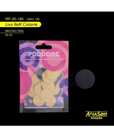 STALEKS PRO Pododisc Refill 50 Disposable Pedicure Stickers 180 Grit Size M Nail File - Buy Online on GoSupps.com