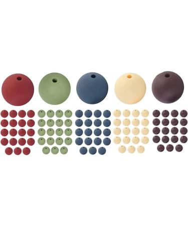 100 Pcs 9mm Round Silicone Beads Set for DIY Necklace Bracelet, Teething & Chewing Beads for Handicraft Jewelry - Buy Online on GoSupps.com