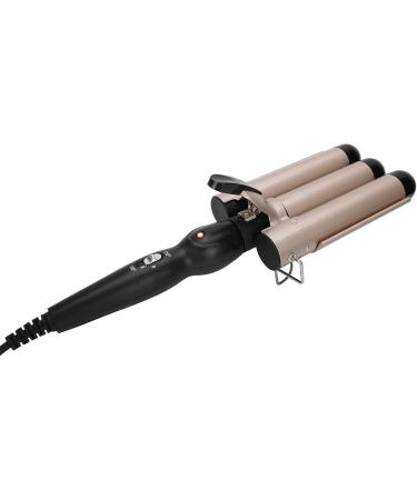 KUIKUI Three Barrel Curling Iron Wand for Effortless S-Shaped Waves - Adjustable Hair Curler Waver Crimper Hair Styling Tool - Buy Online on GoSupps.com