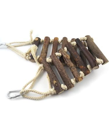 Climbing Wood Ladder Big Swing Bird Toys for Parrots | Kakadu Nymphensittiche Finch & More - Perfect for Hamsters & Mice - Buy Online on GoSupps.com