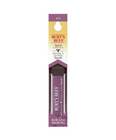 Burt's Bees 100% Natural Glossy Liquid Lipstick in Lavender Lake - 1 Tube | Organic Lip Color - Buy Online on GoSupps.com