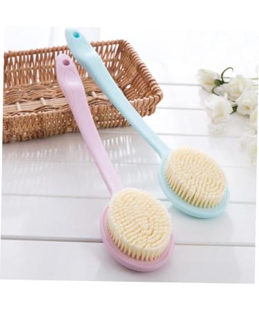 Healeved 2pcs Back Shower Brush Set - Bath Body Scrubber for Exfoliation and Relaxation - Buy Online on GoSupps.com